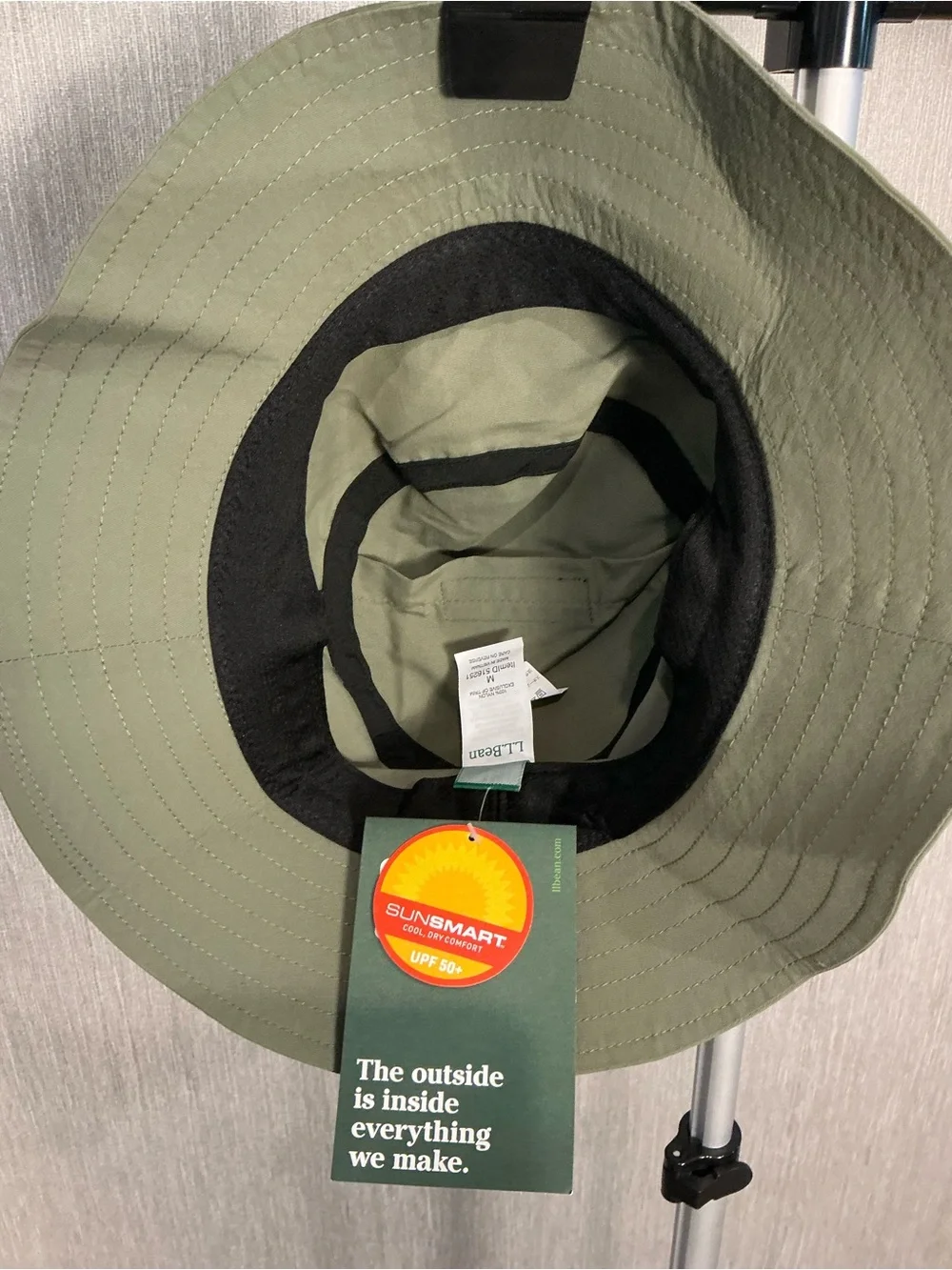 L.L.Bean Olive Green Bucket Hat Size Medium